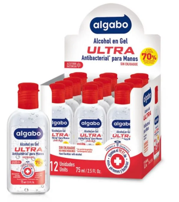 ALGABO ALCOHOL GEL ULTRA X 75 ML (12)