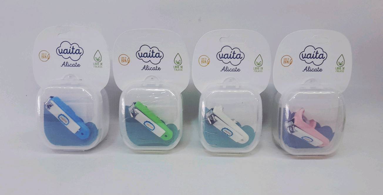 VAITA ALICATE CORTA UÑAS P/BEBE ESTUCHE (3427)