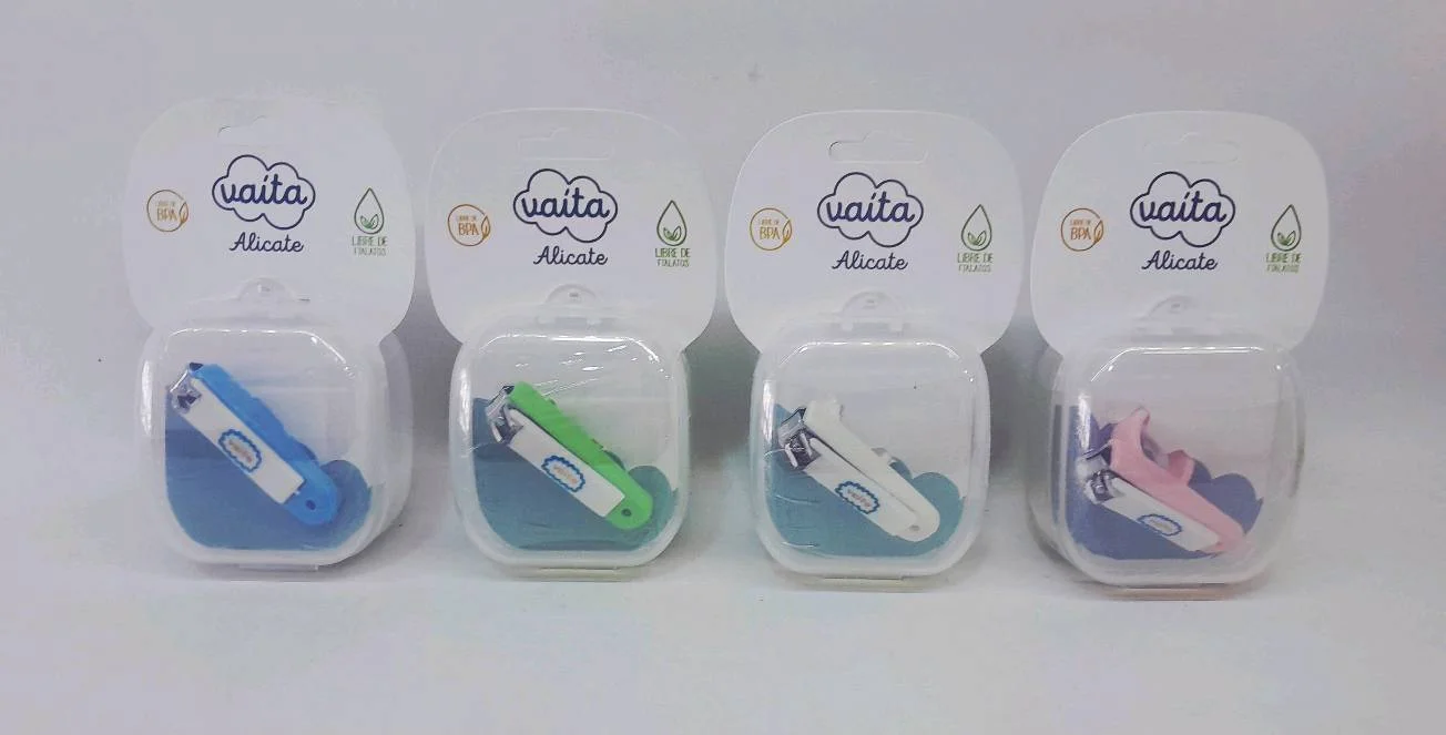 VAITA ALICATE CORTA UÑAS P/BEBE ESTUCHE (3427)