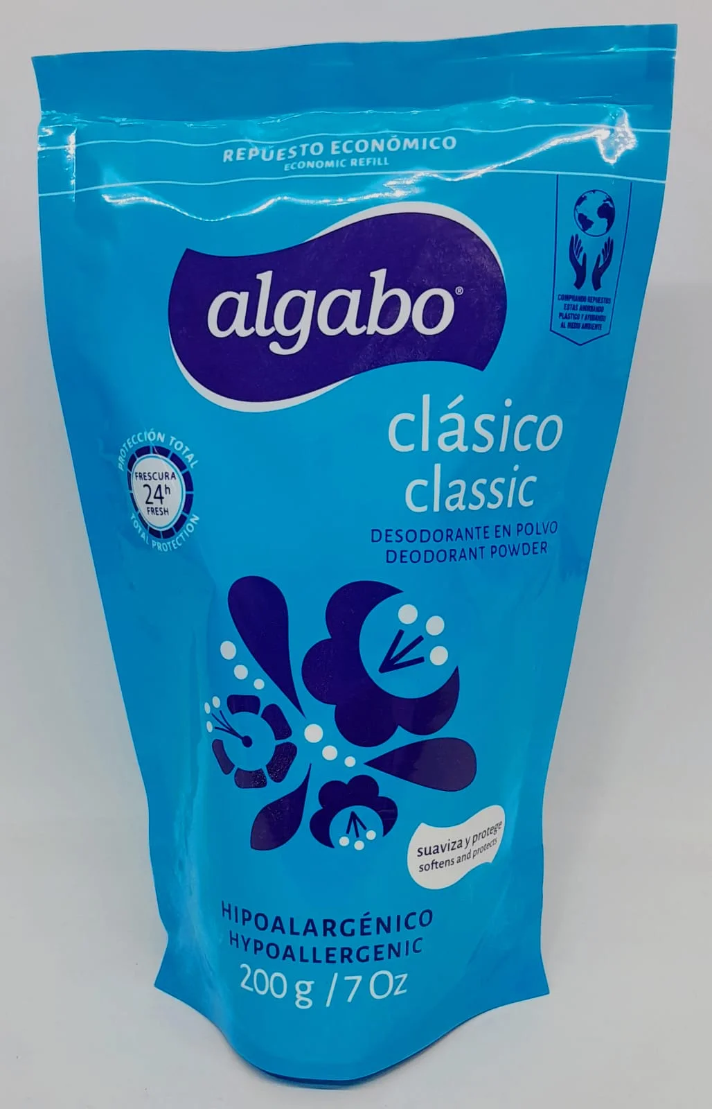 ALGABO TALCO CLASICO X 200 G. D.PACK (24)