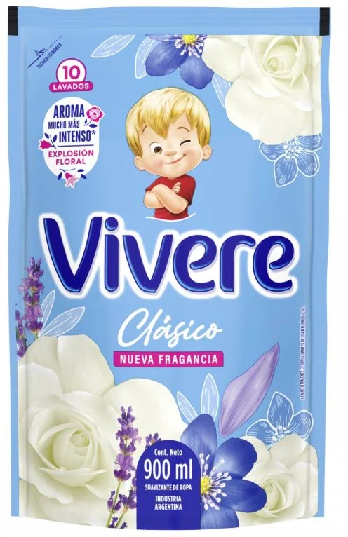 VIVERE SUAV.CLASICO - AZUL X 900 ML (12) ESC PROT CLASICO