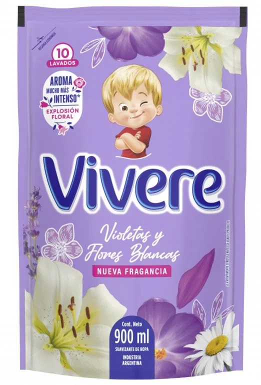 VIVERE SUAV.VIOLETA/FLORES BCA - VIOLETA X 900 ML (12)