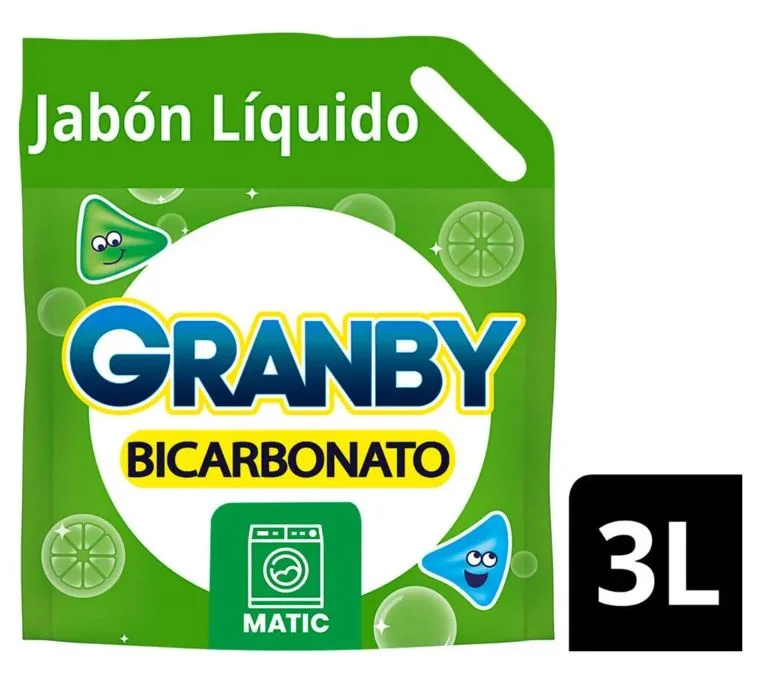 GRANBY J.LIQ.MATIC LIMON C/BICARBONATO X 3 L.(4) 