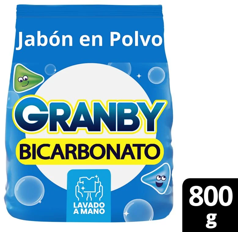 GRANBY J.POLVO REGULAR LIMON C/BICARBONATO X 800 G.(24) 