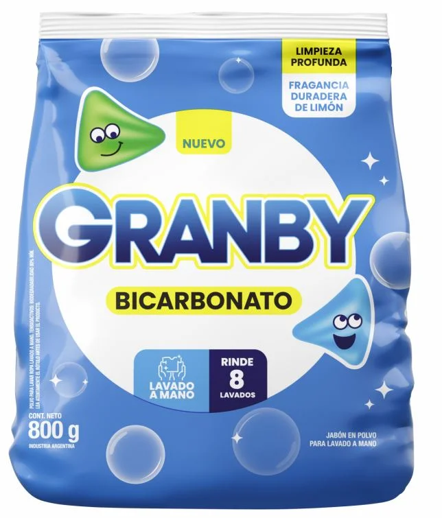 GRANBY J.POLVO REGULAR LIMON C/BICARBONATO X 800 G.(24) 