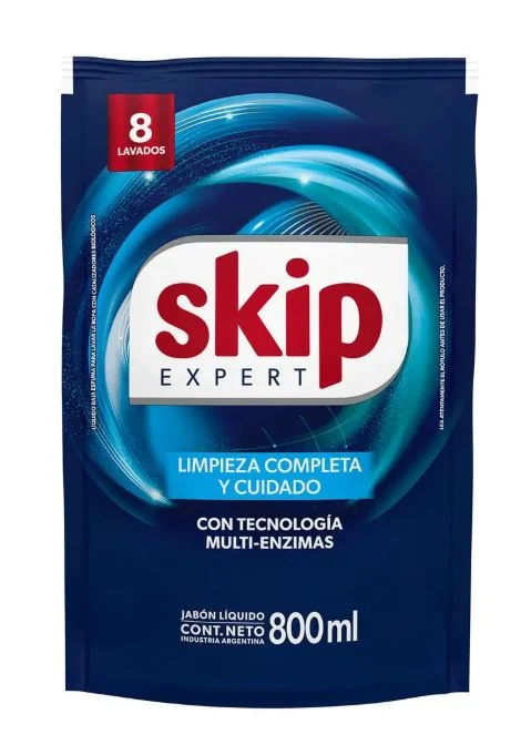 SKIP J.LIQUIDO BIOENZIMAS X 800 ML - D.PACK (12)
