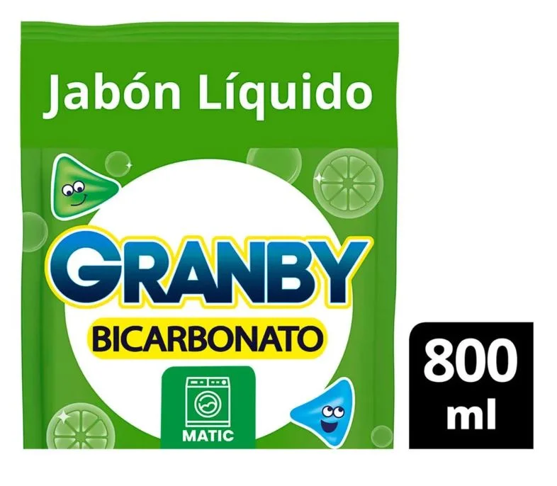 GRANBY J.LIQ.MATIC LIMON C/BICARBONATO X 800 ML(12)