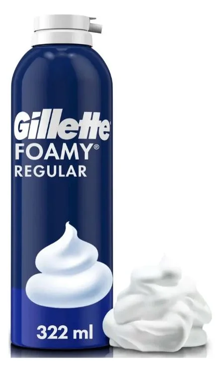 GILLETTE FOAMY ESPUMA REGULAR X 312 ML (12)
