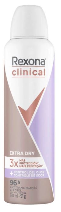 REXONA CLINICAL DEO WOM.EXTRA DRY X 150 ML (12)