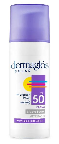 DERMAGLOS PROT.SOLAR FACIAL CR.FPS50 S/COLOR X 50 G.
