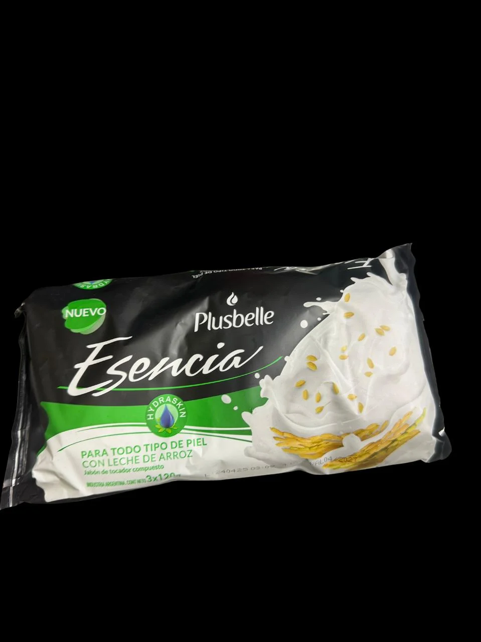 PLUSBELLE ESEN.JAB.T.T.P C/L.ARROZ 3 U.X 120 G. (27)