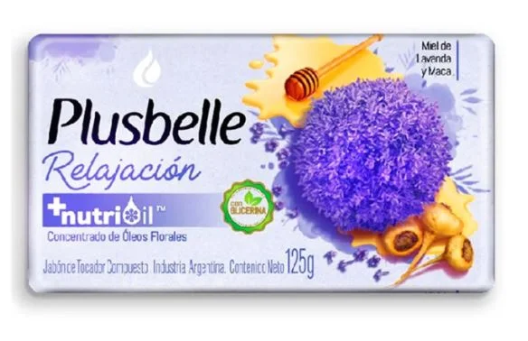 PLUSBELLE JAB.RELAJACION X 120 G. (81) -VIOLETA-