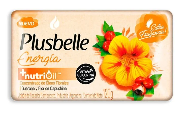 PLUSBELLE JAB.ENERGIA X 120 G. (81) -NARANJA-