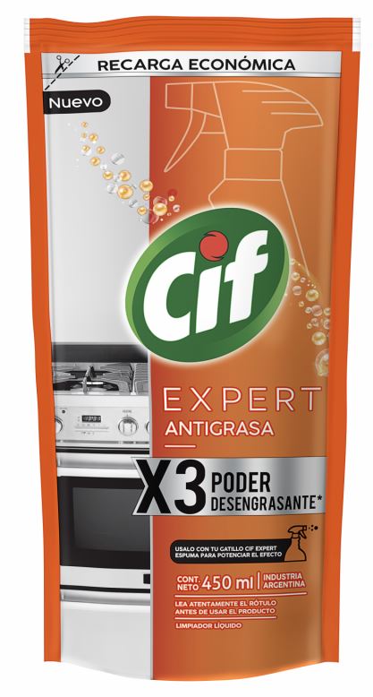 CIF ANTIGRASA BIODEGRADABLE X 450 ML D.PACK (15)