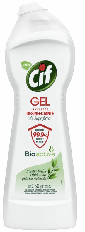 CIF GEL LIMP.DESINF.BIO ACTIVE X 250 G. (12)