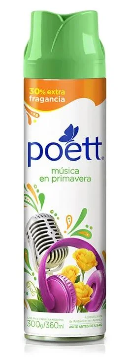 POETT DEO AMB.MUSICA PRIMAVERA X 360 ML (6)