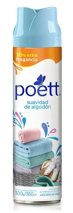 POETT DEO AMB.SUAV.ALGODON X 360 ML (6)