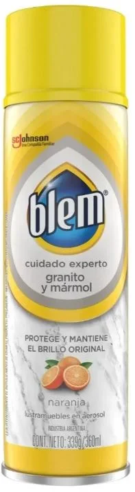 BLEM AER.GRANITO Y MARMOL NARANJA X 360 ML (12)