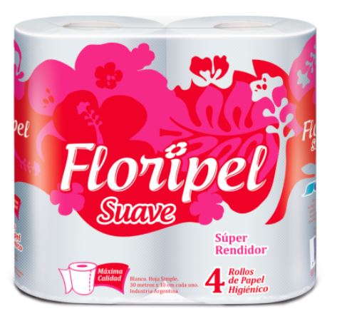 FLORIPEL P.HIG.BLANCO 4 U.X 30 MTS - (12)-55-