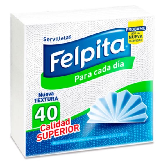 FELPITA SERV.BLANCA X 40 U.- (42)