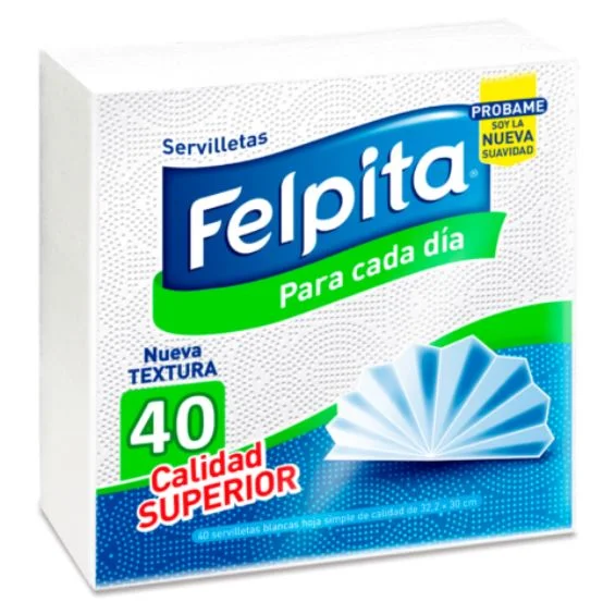 FELPITA SERV.BLANCA X 40 U.- (42)