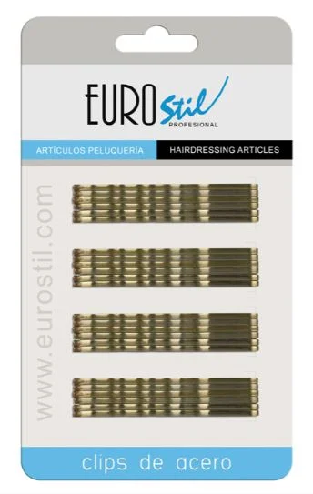 EUROSTIL CARTON CLIP 70MM BRONCE X 24 U. (01611)